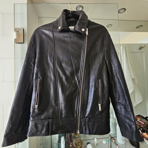 Zara Genuine Sheep Leather Jacket - size extra small - Picture 4 of 12